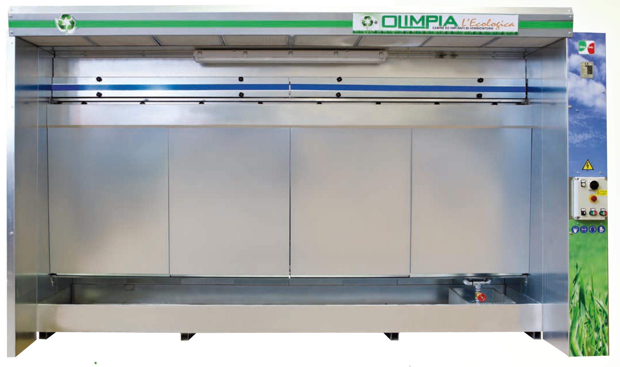 ŚCIANA LAKIERNICZA OLIMPIA 2m - NOWA