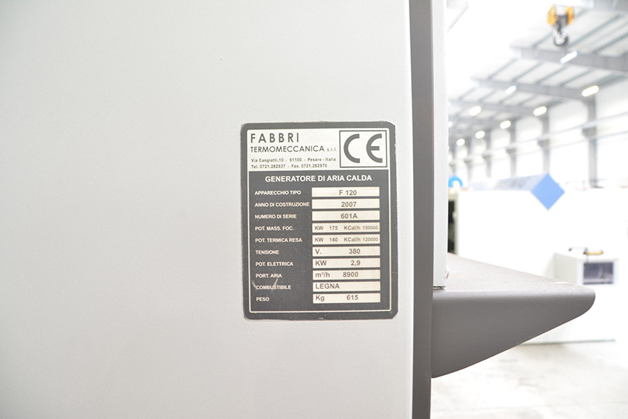 6650 - PIEC NADMUCHOWY FABBRI F120