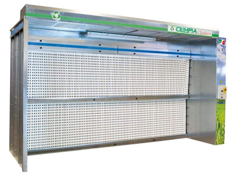 DRY SPRAY BOOTH OLIMPIA 4m