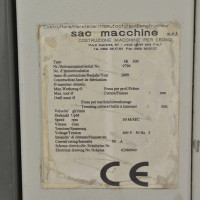 6634 - SZLIFIERKA DWUSTRONNA GÓRA/DÓŁ  SAC 4R