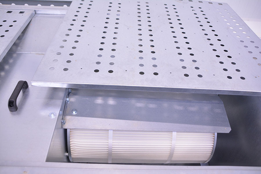 6245 - STÓŁ SZLIFIERSKI ARIATECH 400V ZE ŚCIANKĄ