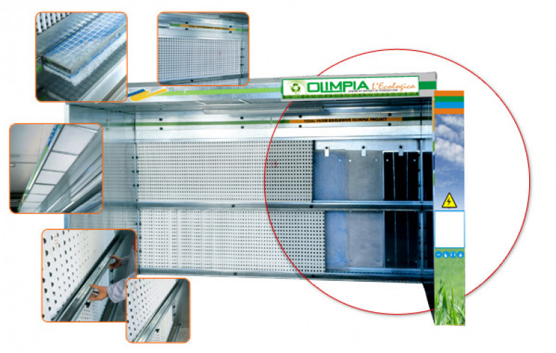 ŚCIANA LAKIERNICZA OLIMPIA 2 METRY - NOWA
