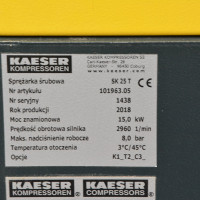6457 - SPRĘŻARKA ŚRUBOWA KAESER SK25T