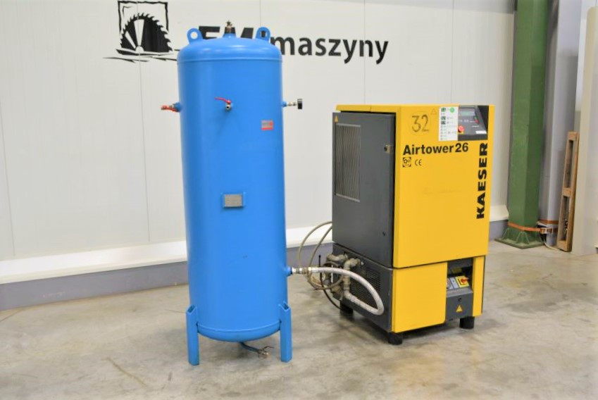 5976- KOMPRESOR ŚRUBOWY KAESER AIRTOWER 26+ BUTLA 500L