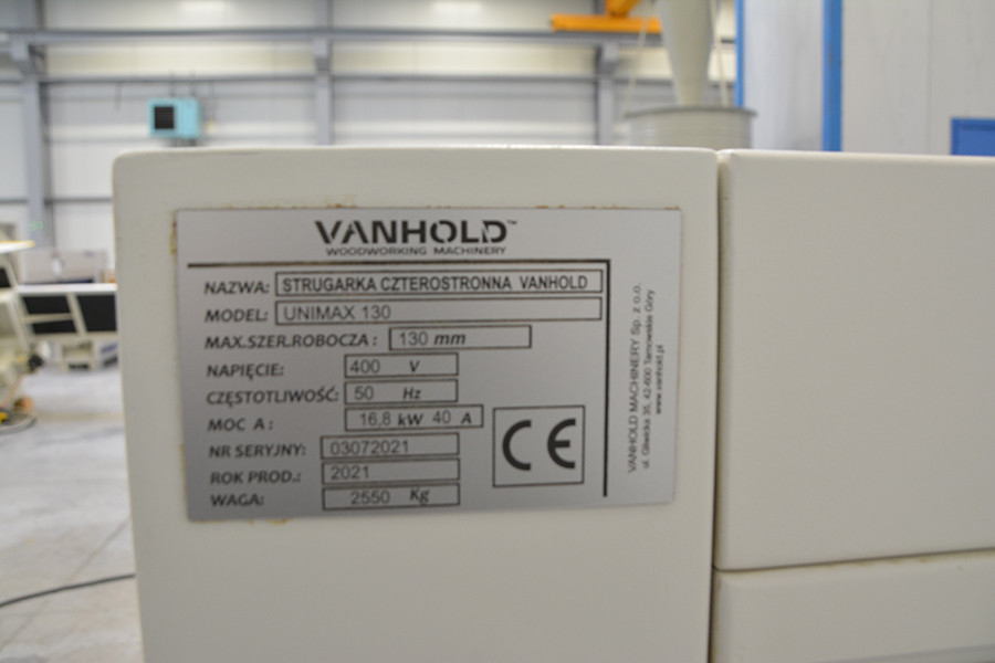 6573 - STRUGARKA CZTEROSTRONNA VANHOLD UNIMAX 130