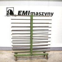 6224 - STOJAK LAKIERNICZY UŻYWANY ZIELONY DWUSTRONNY