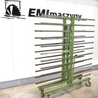 6224 - STOJAK LAKIERNICZY UŻYWANY ZIELONY DWUSTRONNY