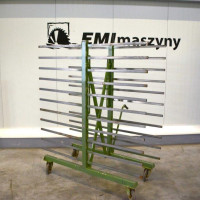 6224 - STOJAK LAKIERNICZY UŻYWANY ZIELONY DWUSTRONNY