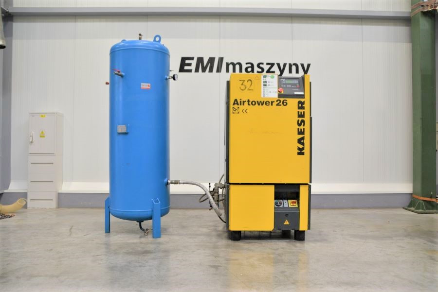 5976- KOMPRESOR ŚRUBOWY KAESER AIRTOWER 26+ BUTLA 500L