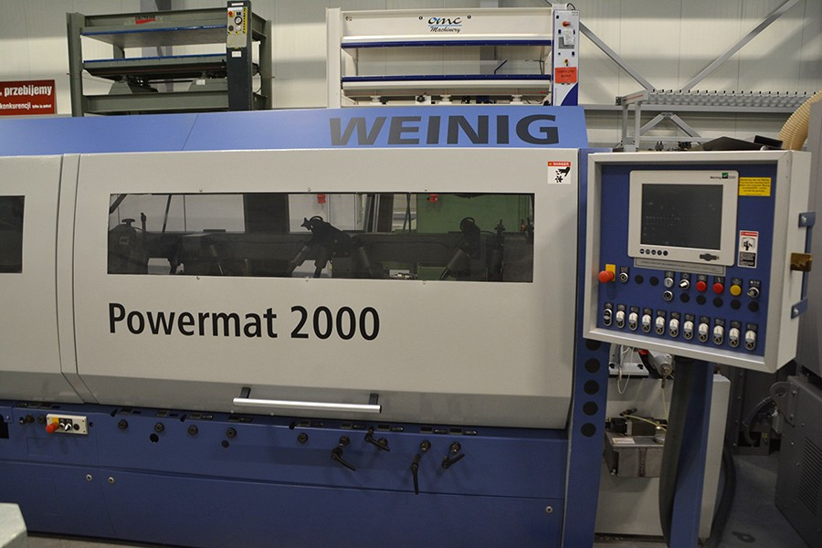 6652 - STRUGARKA CZTEROSTRONNA WEINIG POWERMAT 2000  FULL POWERLOCK