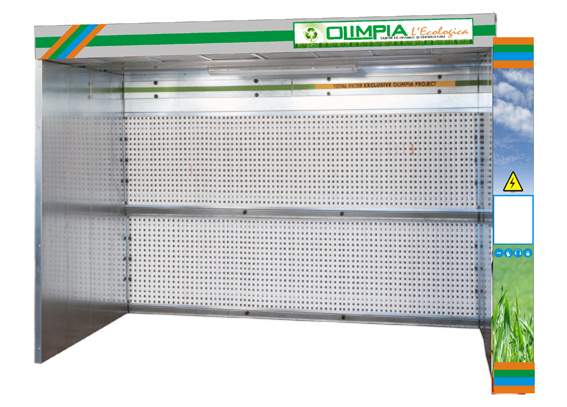 ŚCIANA LAKIERNICZA OLIMPIA 2 METRY - NOWA