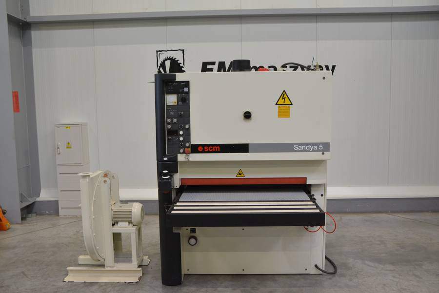 6251 - SZLIFIERKA SZEROKOTAŚMOWA SCM SANDYA 5 + STÓŁ VACUM