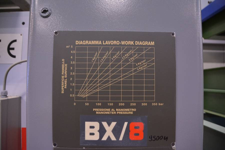 5947 - ПРЕСС ДЛЯ ШПОНУВАННЯ ITALPRESSE BX8