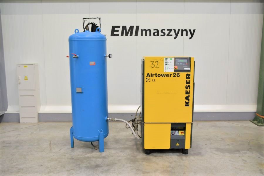 5976- KOMPRESOR ŚRUBOWY KAESER AIRTOWER 26+ BUTLA 500L