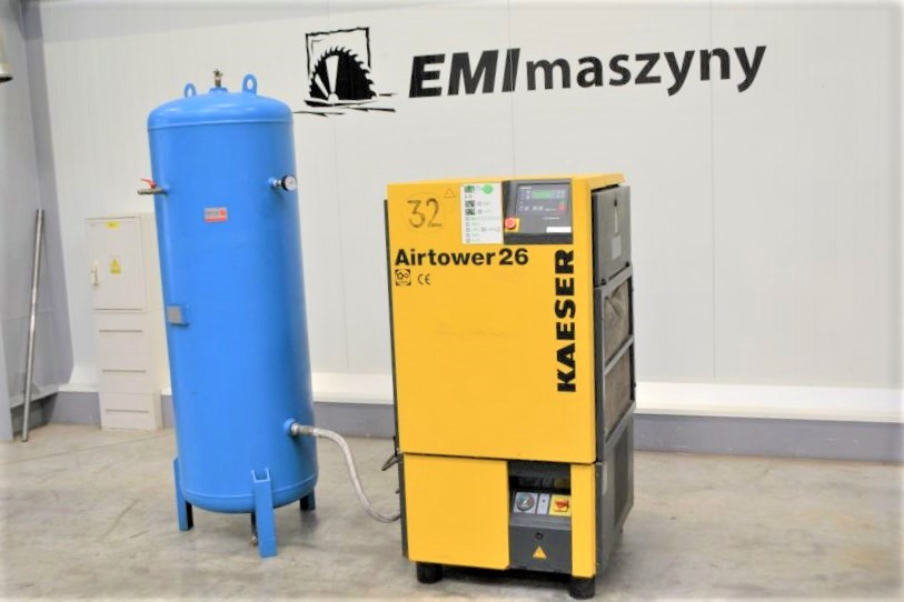 5976- KOMPRESOR ŚRUBOWY KAESER AIRTOWER 26+ BUTLA 500L