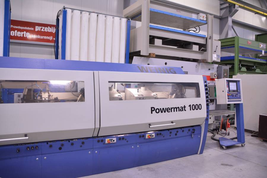 6262 - PROFILARKA STRUGARKA CZTEROSTRONNA WEINIG POWERMAT 1000