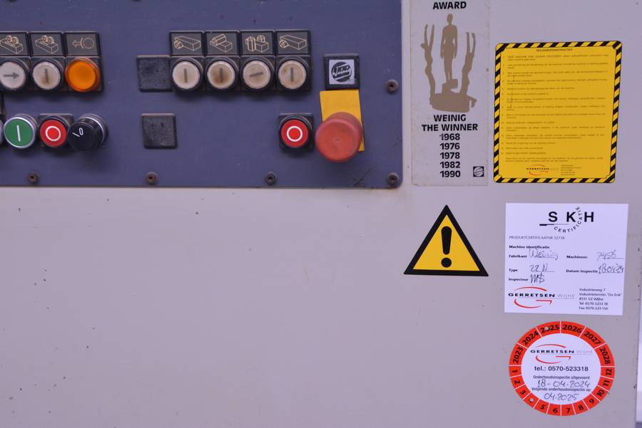 6317 - STRUGARKA CZTEROSTRONNA WEINIG PROFIMAT  22N